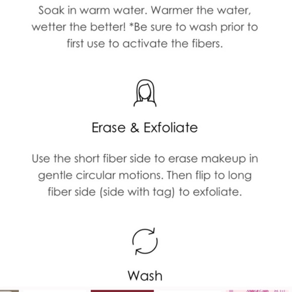 New!!The Original' Makeup Eraser w/ mini & headband - Picture 5 of 7